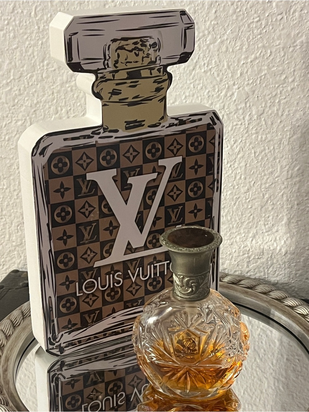 VINTAGE Ralph Lauren perfume in decorative bottle.